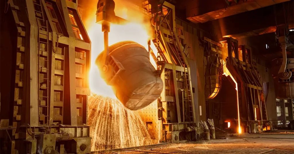 steel production industry